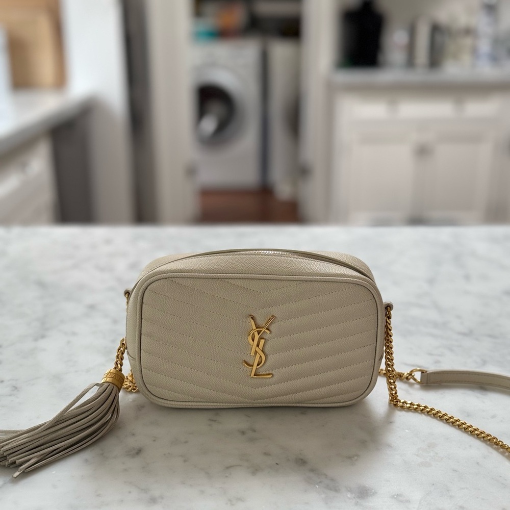 Saint Laurent Women’s Lou Mini Leather Crossbody Bag - Picture 4 of 5